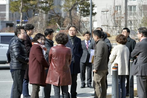 세종시의회 신학기 맞이 통학로 안전개선 현장점검 나서