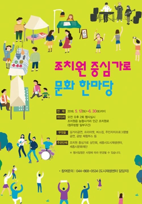 세종시 조치원, 중심가로 문화한마당
