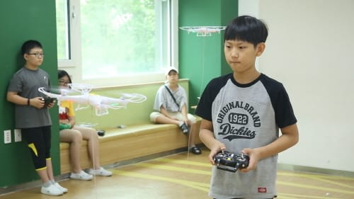 세종시교육청, 교사 대상 특수학교 자유학기제 ‘드론 활용 연수’가져