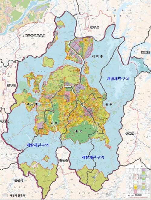 대전시, 개발제한구역 관리실태 점검