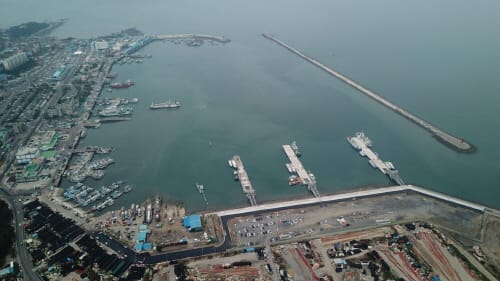 대천항 해경전용·관공선 부두 들어섰다