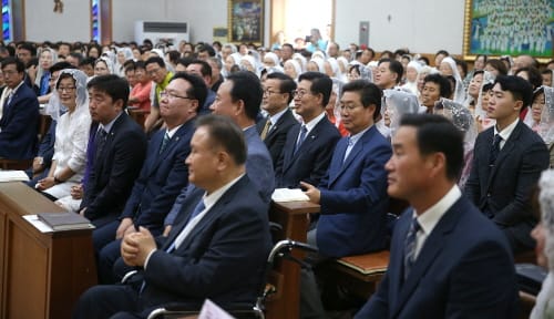 양승조 지사, 교황청 외무장관 만나