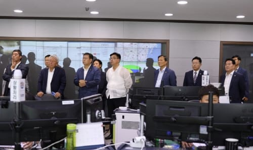 충남도의회 안건해소위, 소방본부 119상황실 격려 방문