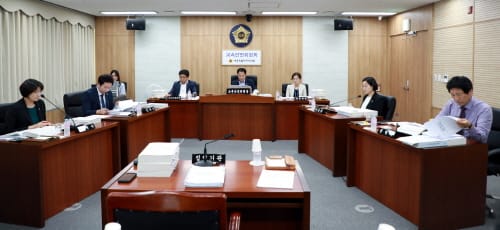 세종시의회 교육안전위, 조례안 심사 및 행정사무감사 지적사항 조치결과 보고․청취