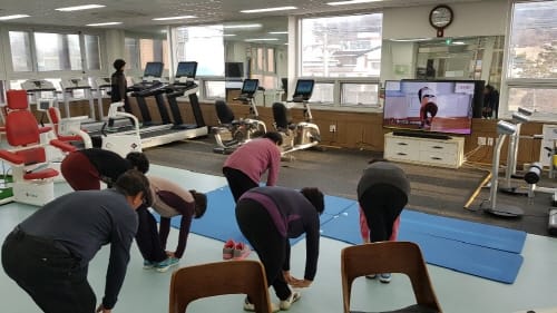 부여보건소 건강재활센터 운동처방실 상시 운영