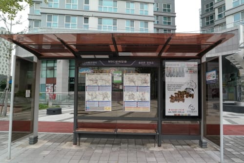 시내버스 유개승강장 무료 분양 사업 ‘성공적’