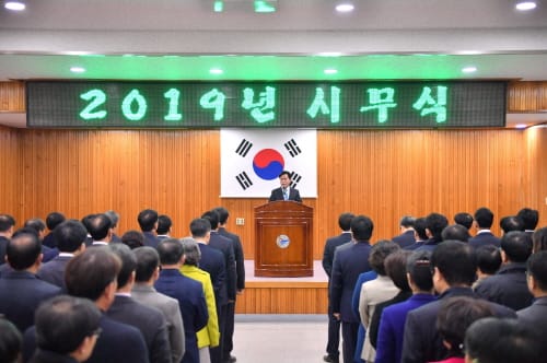 박정현 부여군수, “지속 발전 가능한 부여의 꽃 피우겠다”
