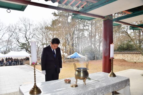 부여군, 새해 충령사 참배 행사