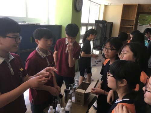 새롬중 과학동아리 SSG(쓱), 체험부스 수익금 전액 기부