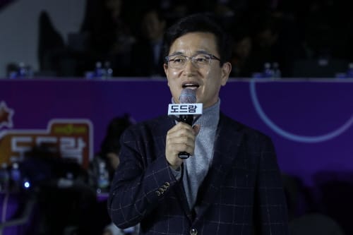 허 시장, V리그 올스타전서 대전방문의 해 알려