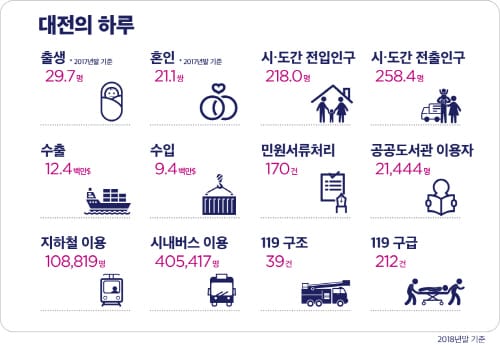 통계로 한 눈에 보는 대전시정