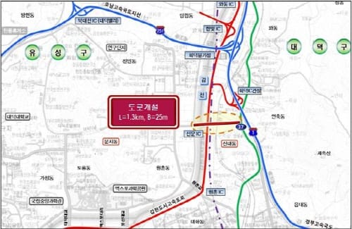 ‘대덕특구 동측진입로 개설’ 예타 통과