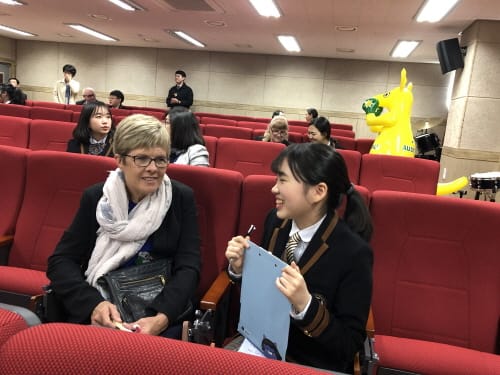 호주 교장단, 세종국제고 방문