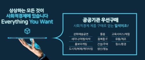 사회적경제 공공구매 박람회 및 공공조달 협약 체결