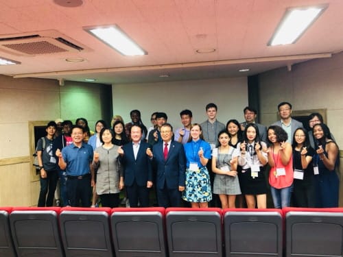 미주한국어재단 주관 미국학교 한국어반 장학생 세종국제고등학교 방문