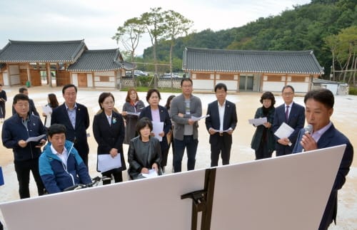 충남도의회 문복위, 내포 보부상촌 개장 전 막바지 현장점검