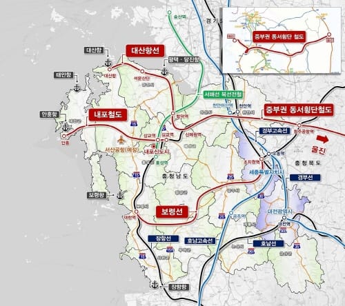 부여 충청산업문화철도, 제5차 국토종합계획 최종 반영