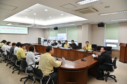 박정현 부여군수, 신종 코로나 바이러스 대응상황 점검