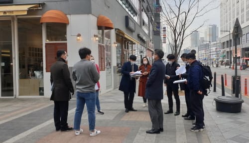 나성동 디지털 옥외광고 시범사업 본격 착수