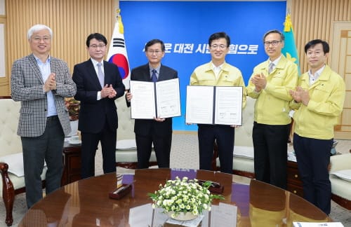 전국 최초 ‘대전트램 성공추진 맞손’