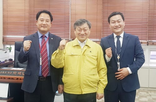 세종시의회 상병헌 위원장, 교육부 박백범 차관 예방