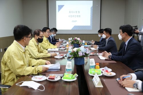 양승조 지사, 도내기업 현장 방문 기업인 애로청취
