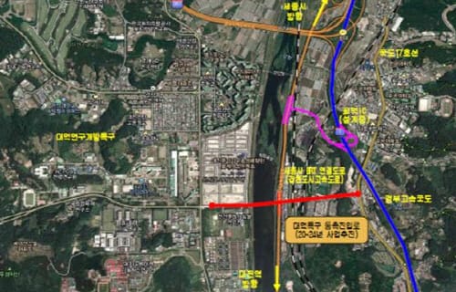 ‘대덕특구 동측진입로 개설, 동서축 도로망 구축’… 설계착수