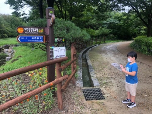 ‘게임하면서 꽃과 나무를 찾아요~’