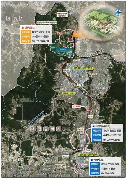 ‘대전하수처리장 이전·현대화사업’ 본격 추진
