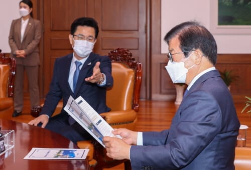허태정 시장, ‘중소벤처기업부 잔류’에 박차