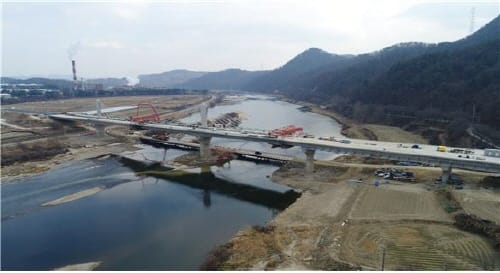 “행복도시~부강역 도로건설공사 순조롭게 진행”