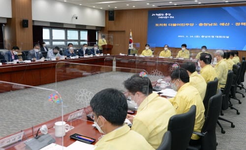 주요 도정 현안·내년 정부예산 확보 지원 요청