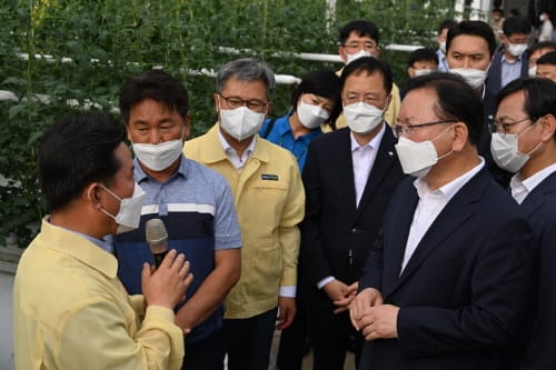 박정현 군수, 김부겸 국무총리에 부여군 현안사업 건의