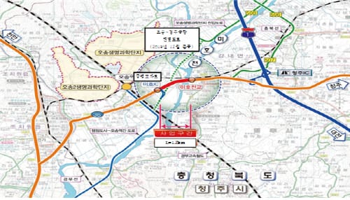 오송~청주 2구간 도로확장공사 순항