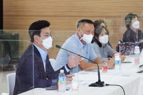 허태정 시장, 화상경마장 주변 주민들과 허심탄회