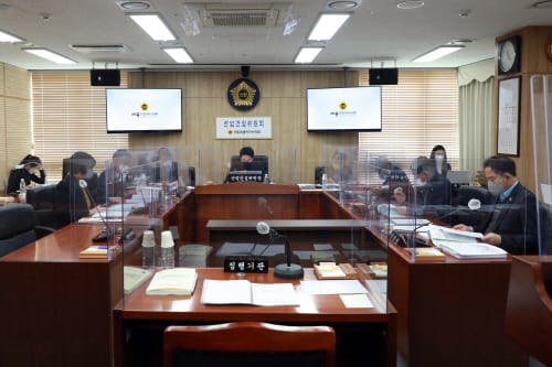 세종시의회 산업건설위원회, 조례안 등 심사