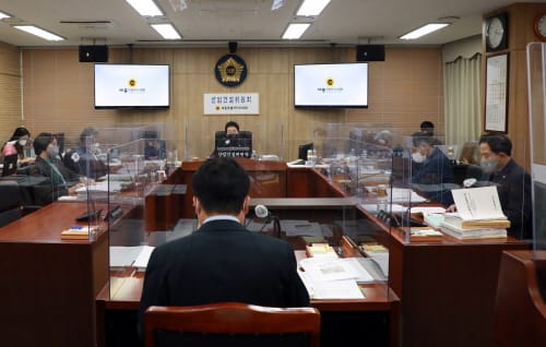세종시의회 산업건설위원회, 2022년도 예산안 등 심사
