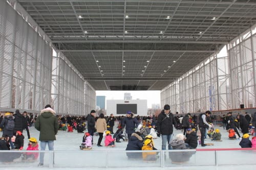 엑스포시민광장 야외스케이트장, 18일 개장