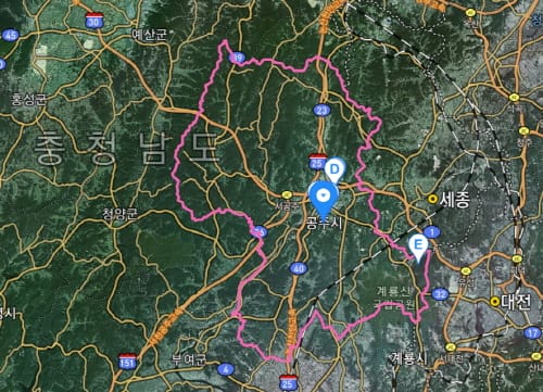 충남에서 가장 넓은 시군은 ‘공주시’