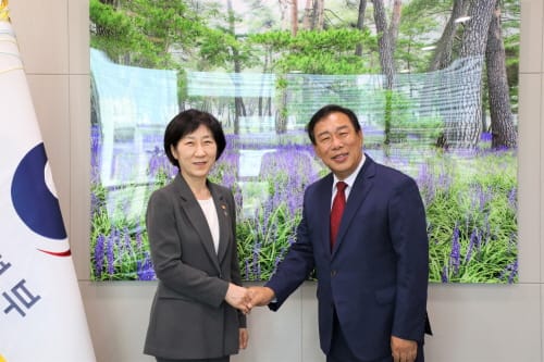 최민호 당선인, 한화진 환경부 장관 면담