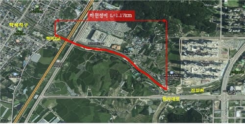 화산천 하류 미정비 구간 재해예방사업 추진