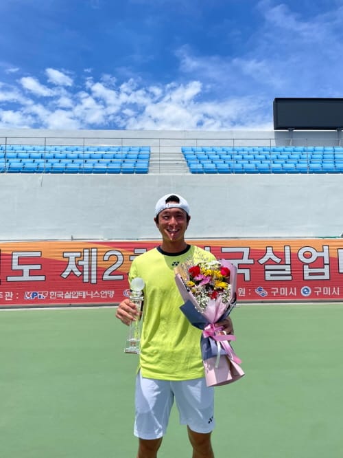 세종시청 홍성찬, 2차 한국실업테니스연맹전 우승