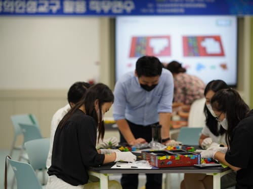 '우리 선생님은 창의인성교구 활용 전문가!'