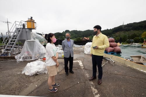 이준배 경제부시장, 화재 피해기업 현장 방문