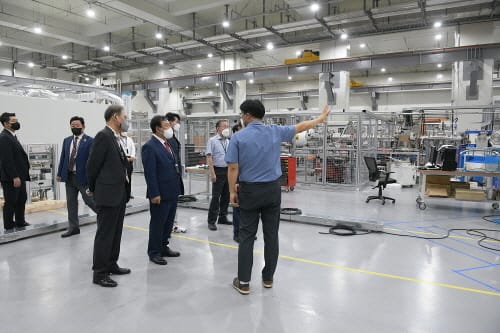최민호 시장, 중이온가속기 연구소 방문