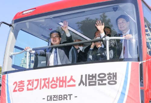 중부권 최초 2층 전기저상버스 도입