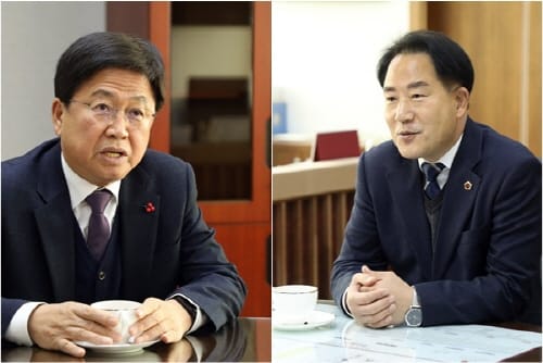 세종시의회 상병헌 의장, 최교진 교육감과 교육 현안 논의