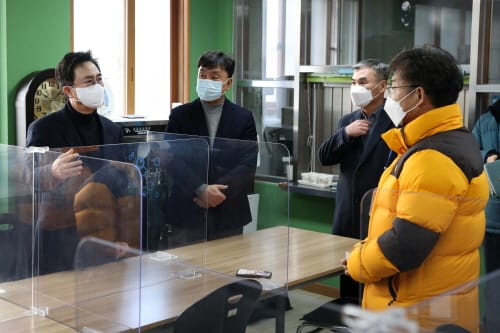노숙인 쉼터 등 한파 취약시설 현장 방문