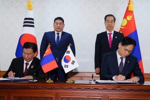 행복청, 몽골 신도시 건설 협력... 몽골 건설도시개발부와 양해각서 체결