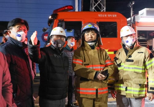 이장우 대전시장, “한국타이어 화재 진압 총력 대응” 지시